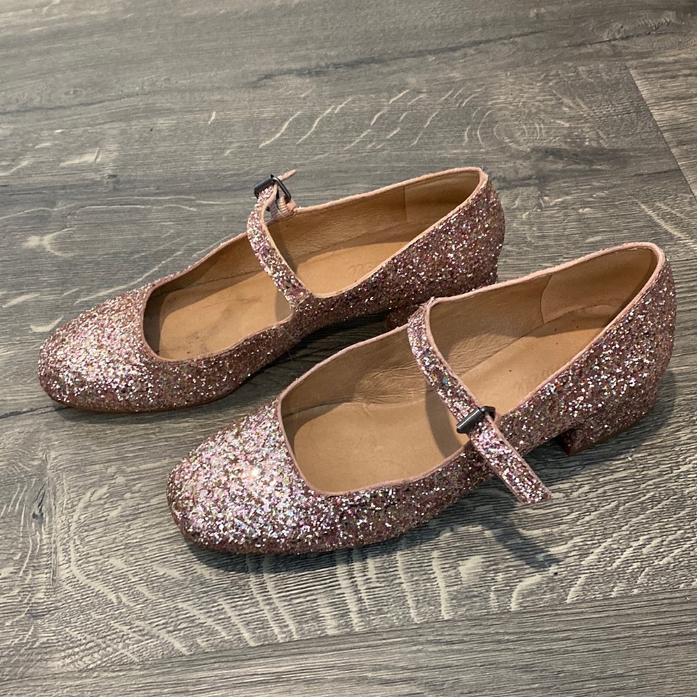 Madewell Delilah glitter Mary Jane shoes